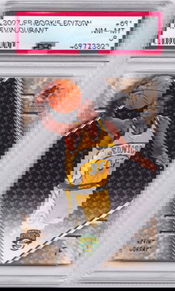 2007 Kevin Durant SP Rookie Edition PSA 8