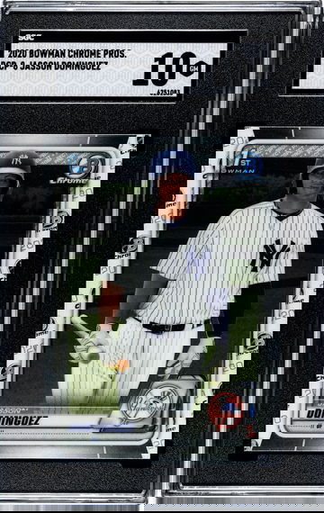 2020 Bowman Chrome #BCP-8 Jasson Dominguez SGC 10