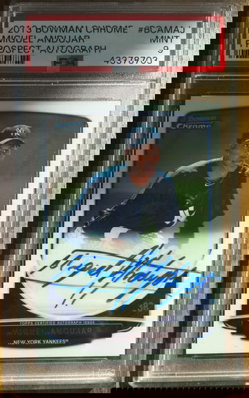 Miguel Andujar auto PSA 9