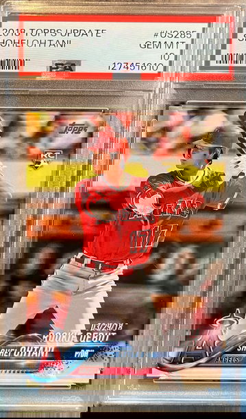 2018 Topps Update Shohei Ohtani #US285 PSA 10 RC