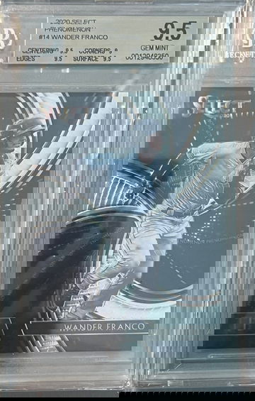 2020 Select Wander Franco Phenomenon Pre Rookie RC Prospect BGS 9.5