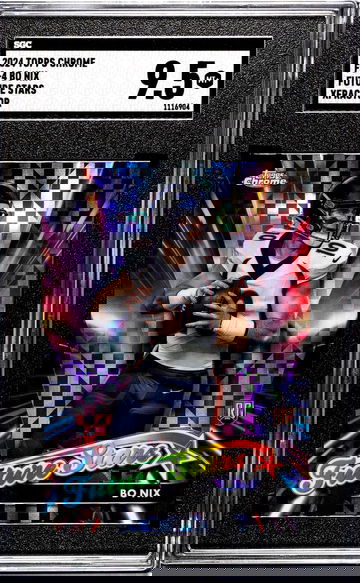 2024 Topps Chrome #FS-4 Bo Nix Future Stars Xfractor SGC 9.5