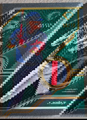 2024 Topps Diamond Icons Ronald Acuna Jr. Patch Jersey Relic /10 Braves