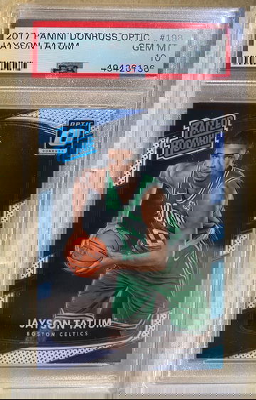 2017 Panini Donruss Optic Jayson Tatum PSA 10