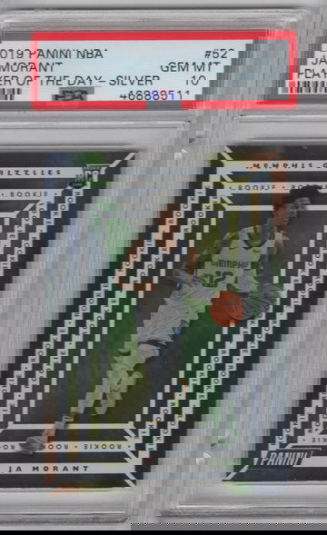 2019 Panini Ja Morant Player Of The Day Silver PSA 10