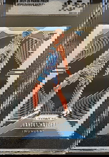 2019-20 Prizm Darius Bazley Rookie Card Thunder #289 SGC 9.5