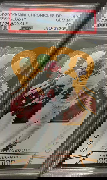 2020 chronicles draft picks crown royale jerry jeudy psa 10