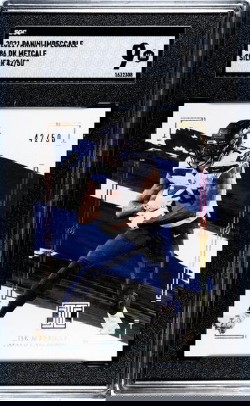 2021 Impeccable #86 DK Metcalf /50 SGC 9