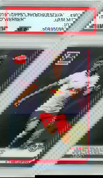 2019-20 Topps Chrome Bundesliga Timo Werner PSA 10