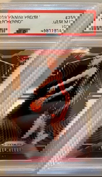 2019 Tyler Herro Prizm rookie PSA10