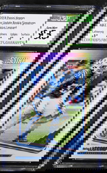 DARIUS LEONARD 2018 ROOKIE SIGNATURES