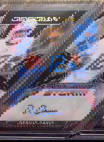 Derius Davis 2024 Obsidian Rookie Cosmic Storm Auto
