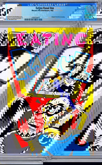 EATING RAOUL #NN CGC 9.0 ADAPTATION ORIGINAL MOVIE SCREENPLAY PAUL BARTEL 1982