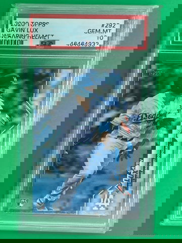 Gavin Lux 2020 topps psa 10