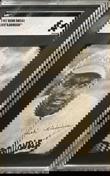 1947 Bond Bread Jackie Robinson SGC A