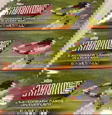 3X 2021 TOPPS STADIUM CLUB BASEBALL HOBBY BOX - SUPPORT YOUR LCS!