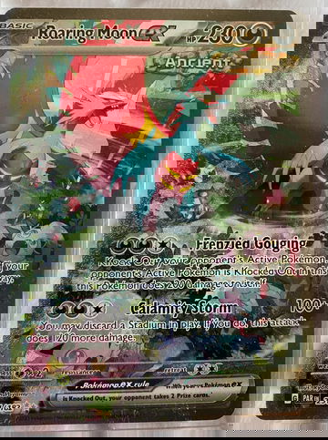 Paradox Rift Roaring Moon Ex Special Illustration Rare Holo 251/182