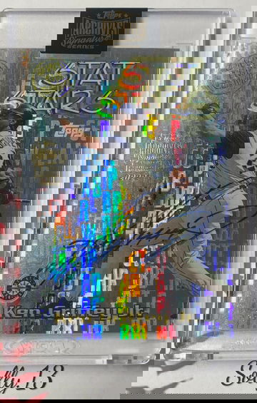 KEN GRIFFEY JR. 1/1 AUTO - 2000 TOPPS CHROME OTG9 - ARCHIVES SIGNATURE SERIES - GOAT!