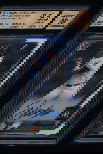 Josh Naylor 2015 Bowman Chrome Auto RC