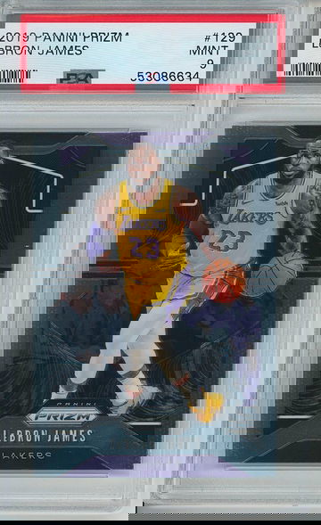 2019 Panini Prizm LeBron James PSA 9 Mint
