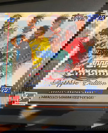 2020-2021 TOPPS BUNDESLIGA CHROME SAPPHIRE FACTORY SEALED BOX