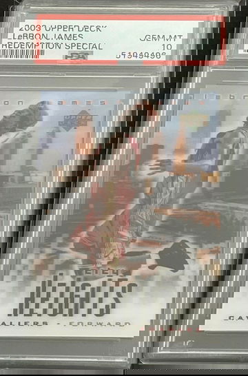 2003 Upper Deck City Heights Redemption LeBron James PSA 10 Gem Mint