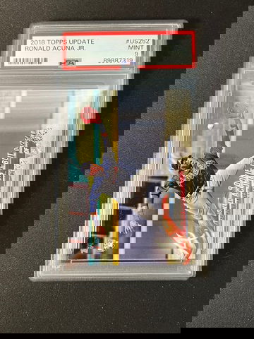 2018 Topps Update #US252 Ronald Acuna Jr PSA 9