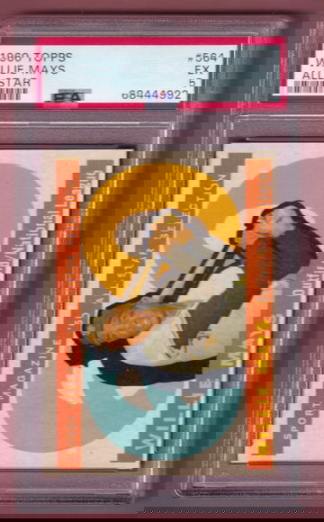 1960 Topps #564 Willie Mays All Star PSA 5