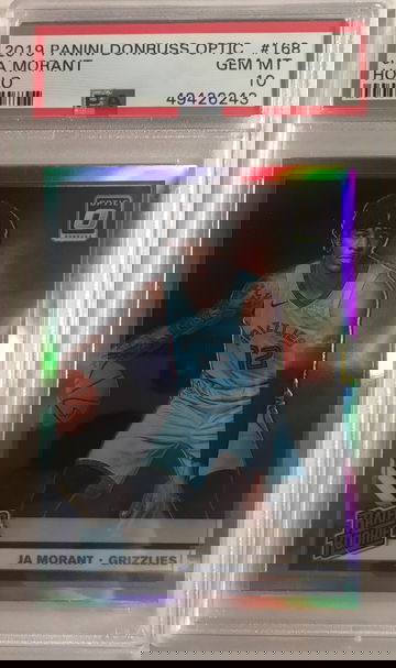 2019 Panini Donruss Optic Ja Morant Holo PSA 10 Gem-Mint