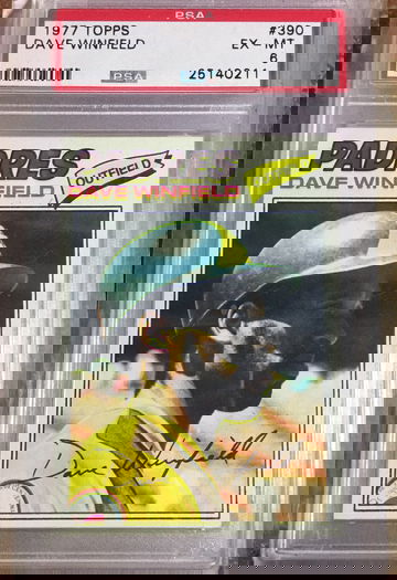 1977 Topps Dave Winfield PSA 6