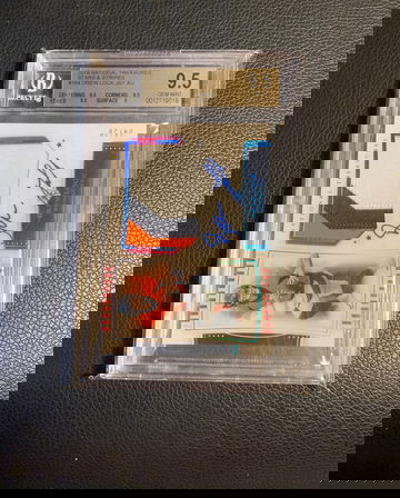 2019 Drew Lock Rookie National Treasures Stars & Stripes Auto 2  of 20 BGS 9.5