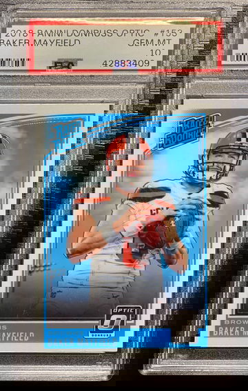 2018 Panini Donruss Optic Baker Mayfield PSA 10