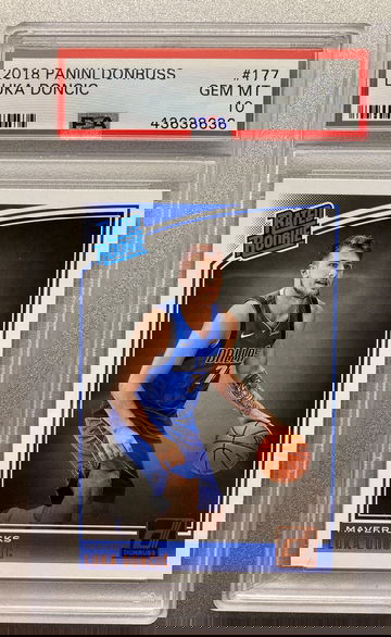 LUKA DONCIC 2018 DONRUSS RATED ROOKIE PSA 10 GEM MINT 