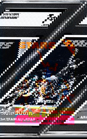 1975-76 TOPPS #235 RON BOONE STARS ABA ALL-STAR