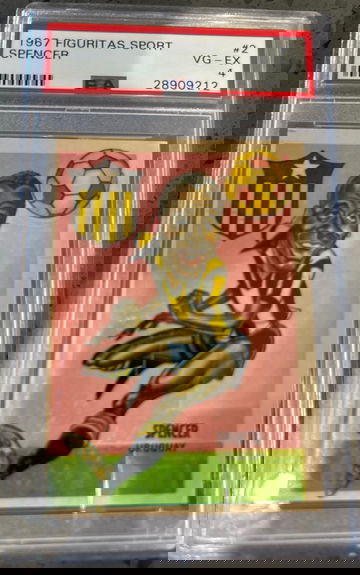 1967 Figuritas Sport Spencer PSA 4