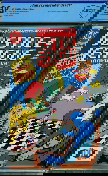 JUSTICE LEAGUE AMERICA v1987 #61, CBCS 9.8 NM/MT