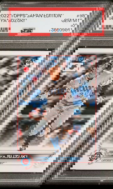 2022 Topps Japan Edition #98 Seiya Suzuki RC PSA 10 Gem Mint