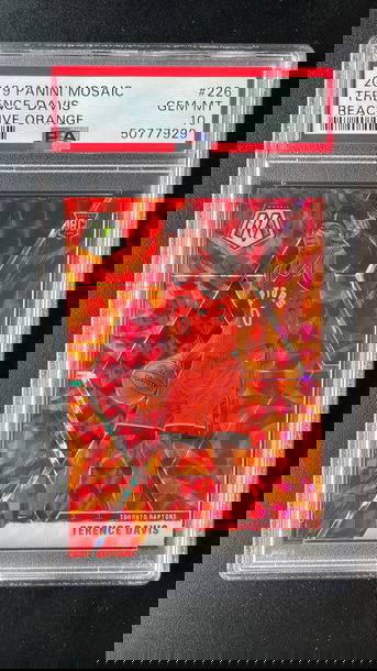 2019 Mosaic Terence Davis Reactive Orange PSA 10