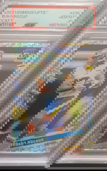 2023 Optic Rocket Puka Nacua PSA 10 