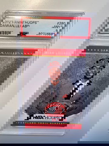 2012 Panini NBA Hoops Damian Lillard Rookie RC #280 PSA 9