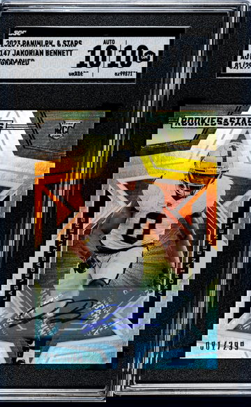 2023 Panini Rookies & Stars #147 Jakorian Bennett Auto. /299 SGC 10
