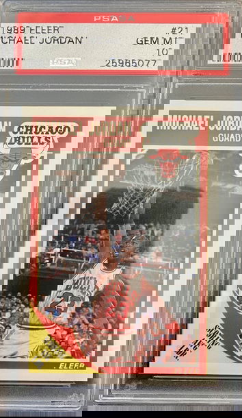 1989 Fleer Michael Jordan #21 PSA 10