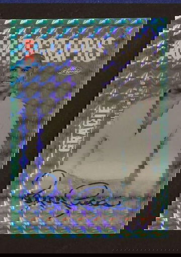 2025 Topps Chrome UFC Royce Gracie Octagon Autographs Geometric Aqua