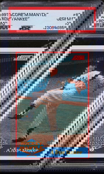 1991 Score Promo Mickey Mantle #6 /5000 PSA 10