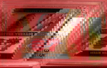 2007-08 SP ROOKIE THREADS GOLD ROOKIES #54 JOAKIM NOAH AUTO 32/50 BGS 9.5 GEM MINT