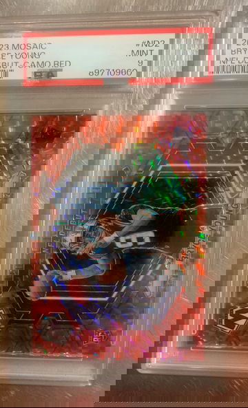 2023 Mosaic Bryce Young Camo Red PSA 9