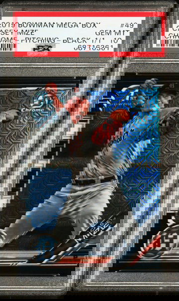 2019 BOWMAN MEGA BOX Casey Mize BLACK 1/1 PSA 10