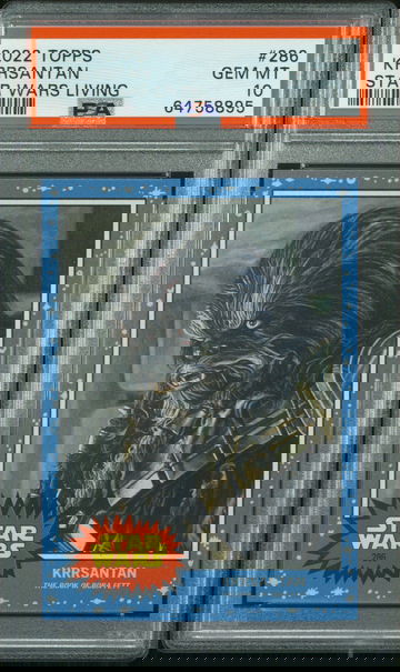 2022 Krrsantan Topps Star Wars Living PSA 10 GEM