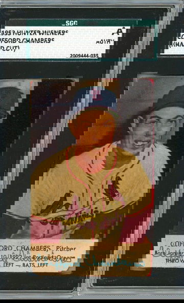 1953 Hunter Wieners Clifford Chambers Hand Cut SGC Authentic P1315