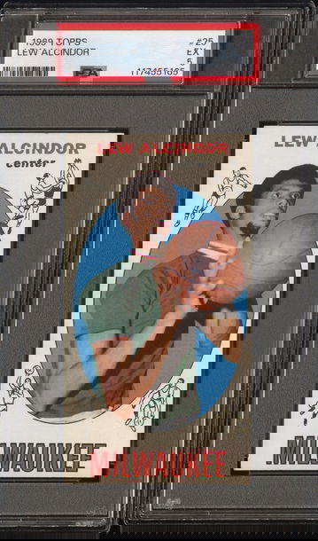 1969 Topps #25 Lew Alcindor PSA 5